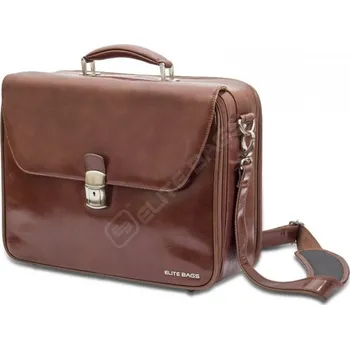 Lékárnička ELITE BAGS DOCTOR’S - Kožená lékařská taška Barva: hnědá