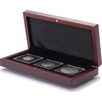 Obal pro sběratelský předmět Leuchtturm Gruppe Pouzdro na mince Volterra pro 3 kapsle Quadrum 50 339049