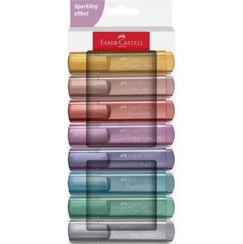 Zvýrazňovač Faber-Castell Zvýrazňovač TEXTLINER 46 - metallic sada 8 ks