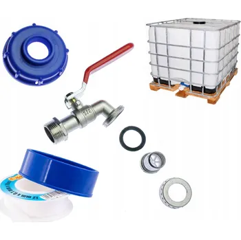 Ventil Ventil pro nádrž 1000L Kohout 3/4 IBC MAUSER Mauzer teflonový