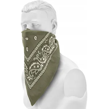 Šála Šátek Mil-Tec bavlna zelený