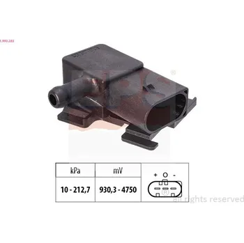 Auto-moto Senzor, tlak výfukového plynu EPS 1.993.283
