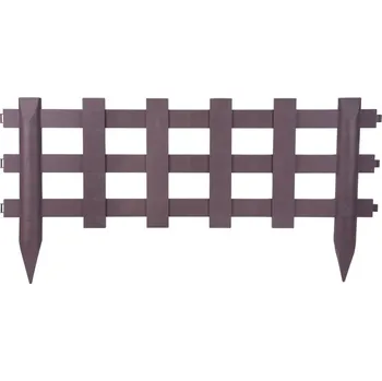 Zahradní obrubník Strend Pro Gardens F753 100 x 49 cm2 ks hnědý