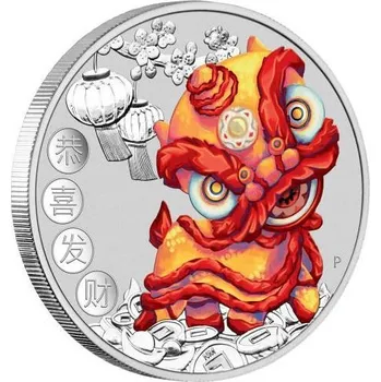Perth Mint Stříbrná mince 1 oz Chinese Dragon 4th Chinese New Year 2020 Čínský drak 4. vydání Čínský Nový Rok 2020