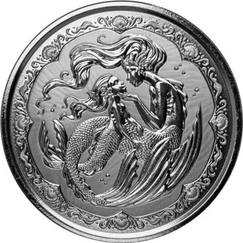 Scottsdale Mint Stříbrná mince 1 oz Mořská, panna Matka a Dcera 2023 BU