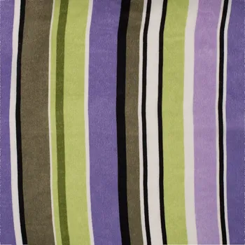 Strima Poly Satin Print - Stripes, Dusty Lilac