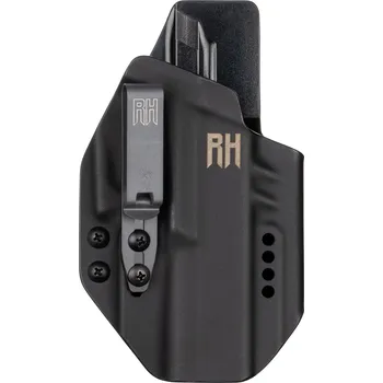 Příslušenství pro sportovní střelbu RH Holsters CROCY - Glock 17 Gen3-5 - Glock 47 - appendix vnitřní kydexové pouzdro - černá Pouzdro je pro: Levák