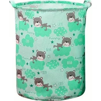 úložný prostor na hračky APT Daalo koš na hračky zelený