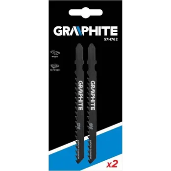 Pilový plátek Sada pilových listů pro přímočaré pily na dřevo, 2ks 6PI GRAPHITE (57H762)