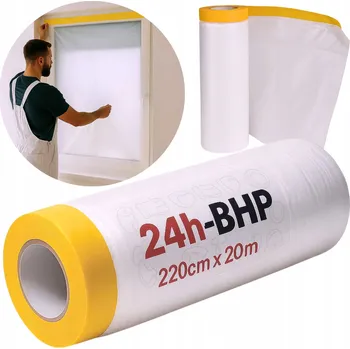 Stavební fólie MALOVACÍ Fólie ochranná fólie ANTI-FLAP MASKA RYCHLOLEPÍCÍ páska 220cm/20m