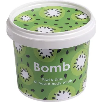 Tělový peeling Bomb Cosmetics Kiwi and Lime Oil tělový peeling do sprchy Kiwi a Limetka 400 g