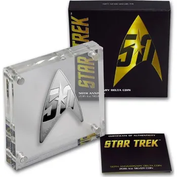 Niue Island Stříbrná mince Star Trek Delta 50. výročí 1 oz 2016 Proof