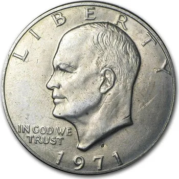 USA Eisenhowerův dolar 1971