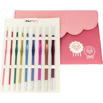 Nástroj na niť a příze Sada háčků kovových KnitPro