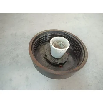 Nástěnné svítidlo Elektrosvit Staré bakelitové industriální světlo typ 13711 Varianta: středová část s objímkou