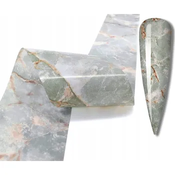 Fólie na nehty 10cm x 4cm - Mramor