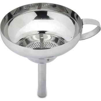 Nálevka s filtračním sítkem WEIS Trychtýř se sítkem nerezový