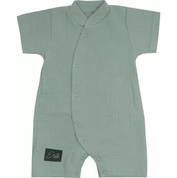 ESITO | Letní overal pro miminko mušelín Olive - olivová / 86