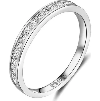 Prsten Dámský stříbrný prsten s bílými zirkony