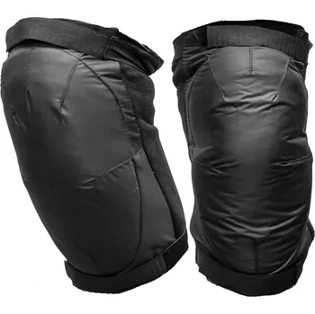 Motocyklový chránič kolene a holeně Motocyklové návleky na kolena RIDA, chrániče, černé, unisex, univerzální velikost