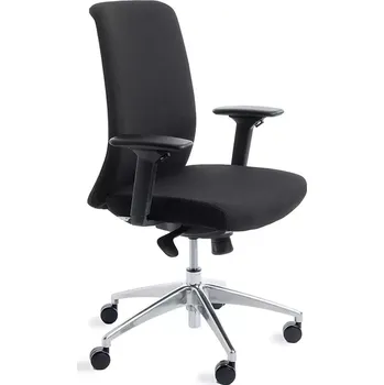Kancelářská židle Rocada 944V23-4, černá, látkový potah, nastavitelné područky