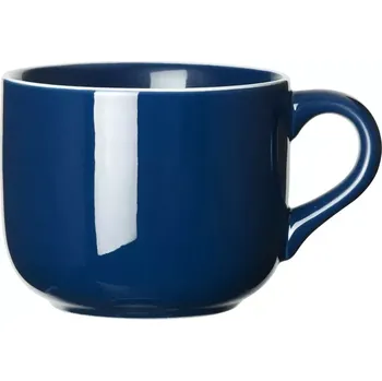 Hrnek Breakfast s bílou linkou 20 Oz - tmavě modrá