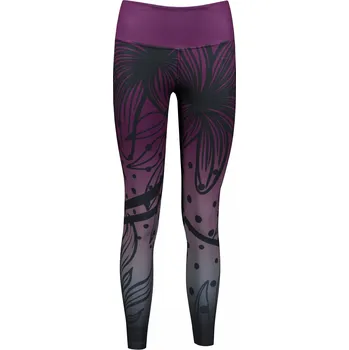 Dámské dlouhé funkční legíny premium ALTISPORT VOJ/ALW045LEG01 FIALOVÁ/ČERNÁ XXXL