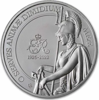 Stříbrná mince 1 oz Svatá Helena Queen's Memorial 2023 BU