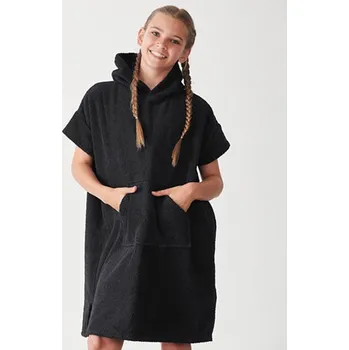 Towel City Dětský ručník ve stylu poncho TC811 Black 3/5 years