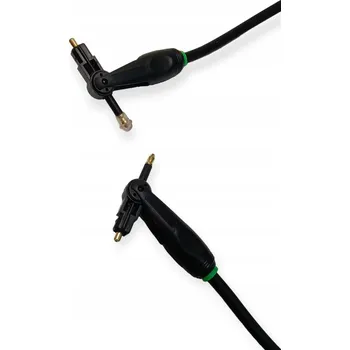Audio kabel Optický audio kabel s otočnými konektory Toslink a mini Jack 3,5 mm