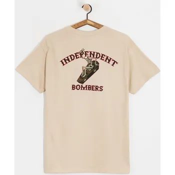 Pánské tričko Independent Bombers (sand) M, béžová