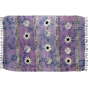 Šátek Šátek sarong Echinacea fialový se sponou