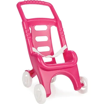 Kočárek pro panenku Pilsan Kočárek plastový sportovní 28 x 35 x 48 cm růžový