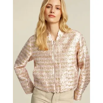BEAUMONT dámská bunda pudrová s leskem