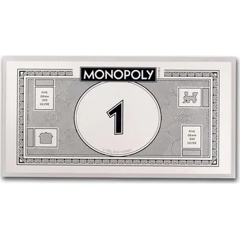 Samoa - Samoa Stříbrná Bankovka 5g - MONOPOLY 2024 - 5 g
