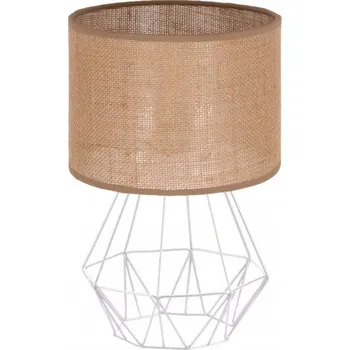 Lampička Stolní lampa KBM Juta béžová, černá 60 W