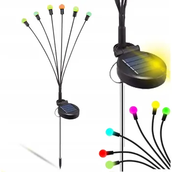 Venkovní osvětlení Solární LED zahradní světla Kuličky Zapichovací se soumrakovým senzorem Strom