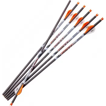 Příslušenství pro luk a kuši karbonové šípy pro kuše RAVIN CROSSBOWS .001 Premium Arrows - 400 Grain - 6 Stück