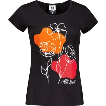 Dámská móda Dámské tričko ALTISPORT ALW189122 ČERNOORANŽOVÁ XS