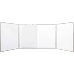 2x3 Triptych lakovaný bílý 150x100/300