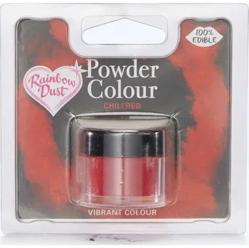 Přisada na vaření a pečení Chili red prachová barva Rainbow Dust