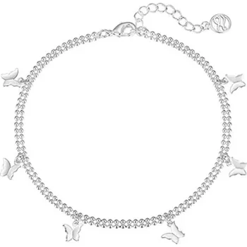 Náramek JAY Náramek s drobnými motýlky Blanca JAY-9053-ZS56125 Stříbrná 16 cm + 4 cm (prodloužení)