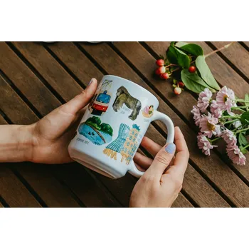 ePiPí Velký keramický hrnek 450 ml - Praha