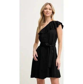 Dámské šaty Šaty Armani Exchange černá barva, mini, XW000442 AF12742 XW000442.AF12742 99X, vel. 38