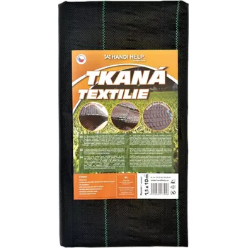Mulčovací textilie Tkaná textilie 1,1 x 10 m; černá (Výhodou tkané textilie je její dlouhá životnost a také pevnost.)