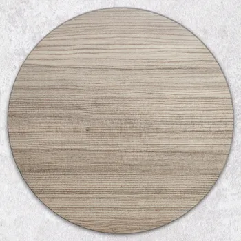 Kuchyňské prkénko Kulaté tvrzené skleněné kuchyňské prkénko s grafikou šedé parkety, průměr 40 cm