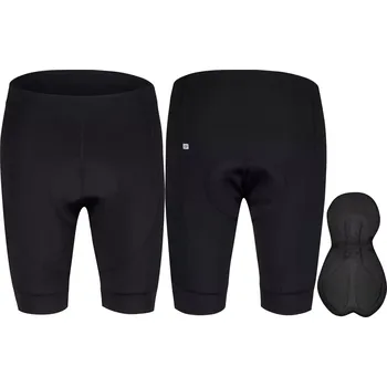 cyklistické kraťasy FORCE Pánské kraťasy Force Comfort do pasu s vložkou, černé velikost L