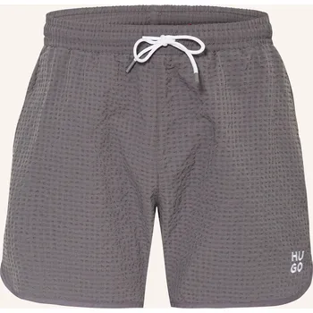 Pánské oblečení Hugo Pánské Koupací Šortky Chaffle, šedá, 50/M