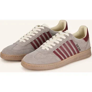 Pánské tenisky dsquared2 Pánské Sneakersy Boxer, černošedá / tmavě červená, 43