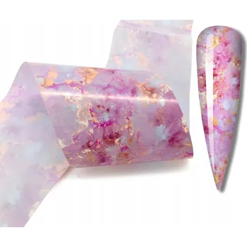 Fólie na nehty 10cm x 4cm - Mramor